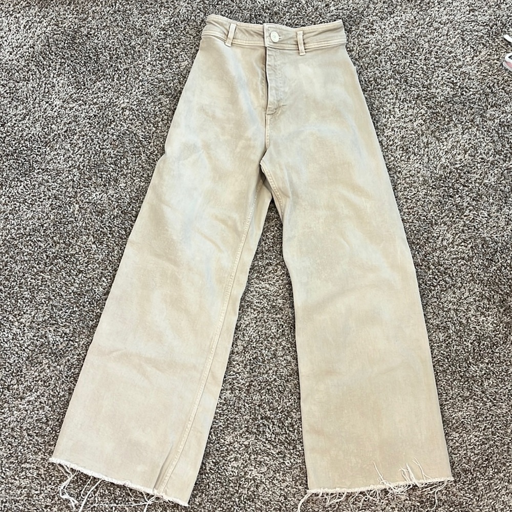 Zara marine straight pant